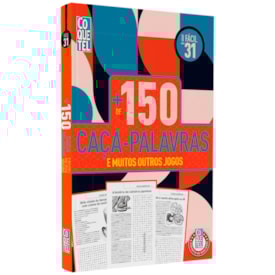 Livro Coquetel + de 150 Caça-Palavras | Fácil | Ed. 31