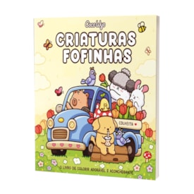 Segunda imagem do produto Livro Criaturas Fofinhas | Colheita | Livro de Colorir Coco Wyo