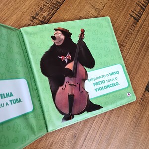 Livro de Banho Marsha e o Urso |  Instrumentos Musicais
