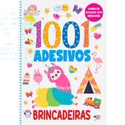 Livro de Colorir | 1001 Adesivos | Brincadeiras