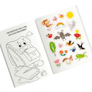 Segunda imagem do produto Livro de Colorir | 1001 Adesivos | Diversão