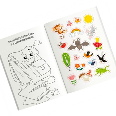 Segunda imagem do produto Livro de Colorir | 1001 Adesivos | Diversão