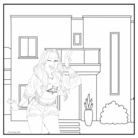 Segunda imagem do produto Livro de Colorir | Dos Rosa