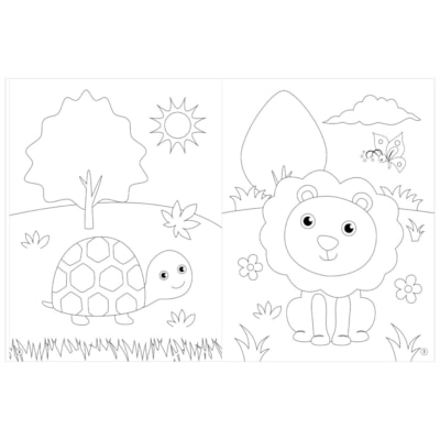 Segunda imagem do produto Livro de Colorir | Fantoche | Animais da Fazenda