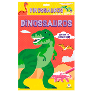 Segunda imagem do produto Livro de Colorir |  Fantoche |  Dinossauros
