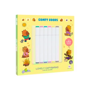 Livro de Colorir | Lovely Capybaras