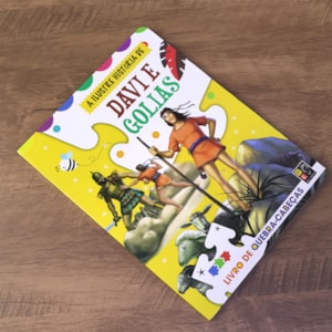 Segunda imagem do produto Livro de Quebra-Cabeças | A Ilustre História de Davi e Golias
