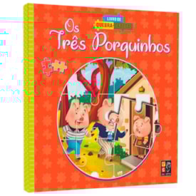 Livro De Quebra-Cabeças | Os Três Porquinhos