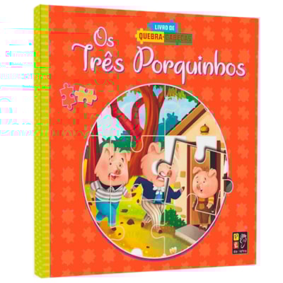 Livro De Quebra-Cabeças | Os Três Porquinhos