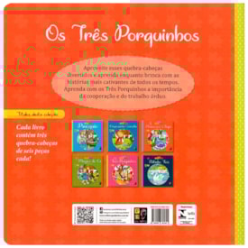 Segunda imagem do produto Livro De Quebra-Cabeças | Os Três Porquinhos