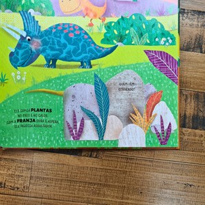 Livro Dinossauros | Pop-Up Com Abas