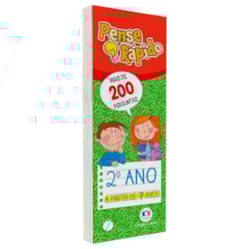 Livro Flash Cards Pense Rápido | 2° Ano | A Partir de 7 Anos