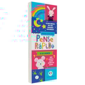 Livro Flash Cards Pense Rápido | 3 a 4 anos