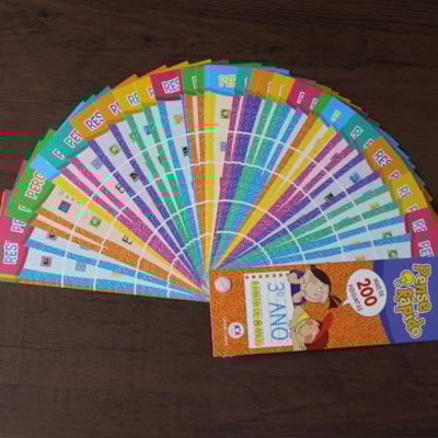 Segunda imagem do produto Livro Flash Cards Pense Rápido | 3° Ano | A Partir de 8 Anos