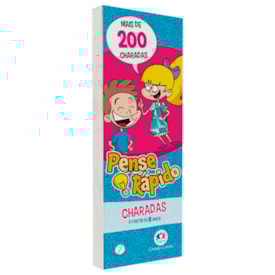 Livro Flash Cards Pense Rápido | Charadas | A Partir de 6 Anos
