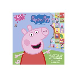 Livro Hora de Pintar | Peppa Pig | 100 Adesivos Divertidos
