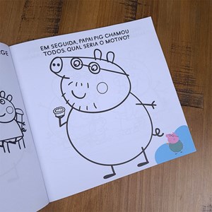 Livro Hora de Pintar | Peppa Pig | 100 Adesivos Divertidos