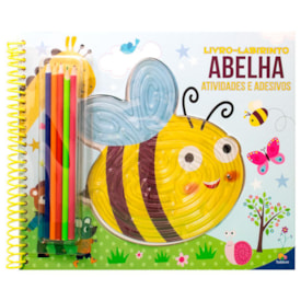 Livro-Labirinto! Atividades, Colorir e Adesivos: Abelha | Brijbasi Art Press Ltd