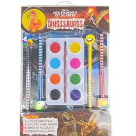 Livro Meu Primeiro Kit de Artes | Dinossauros