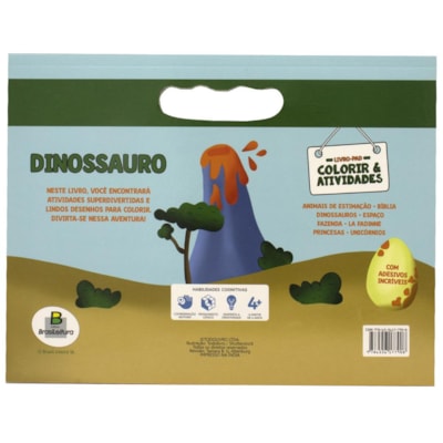 Segunda imagem do produto Livro-Pad Colorir & Atividades: Dinossauros | Todolivro
