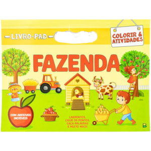 Livro-Pad Colorir & Atividades: Fazenda | Todolivro