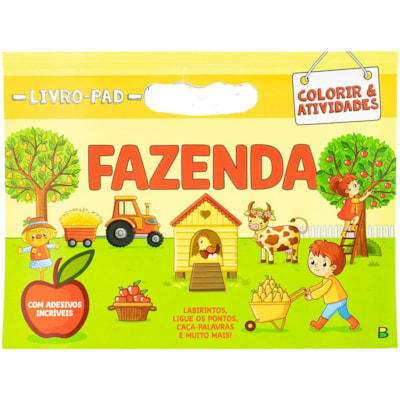 Livro-Pad Colorir & Atividades: Fazenda | Todolivro