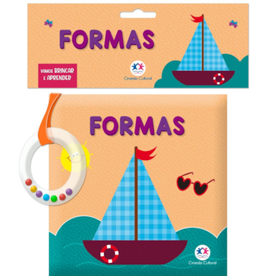 Livro Pano Formas | Vamos Brincar e Aprender