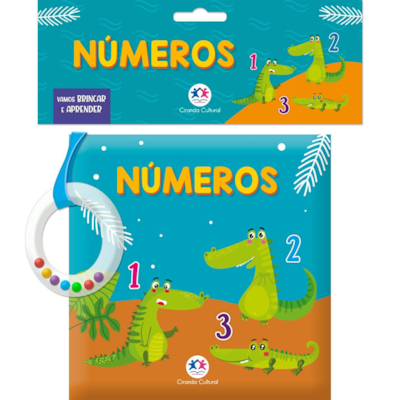 Livro Pano Números | Vamos Brincar e Aprender