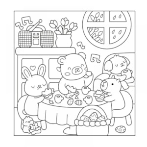 Segunda imagem do produto Livro Para Colorir Com Canetinhas | Cute Vibes And Capybaras