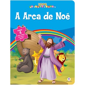 Livro Quebra-Cabeça Arca de Noé