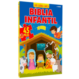 Livro Quebra-Cabeça | Bíblia Infantil | Capa Dura