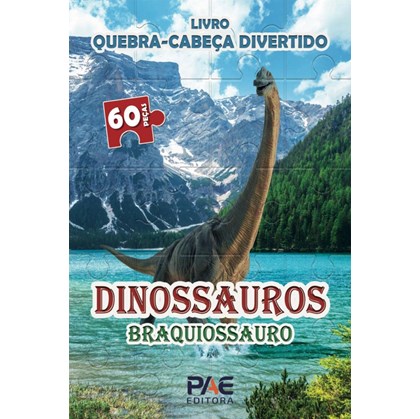 Livro Quebra-Cabeça Divertido | Dinossauros Braquiossauro