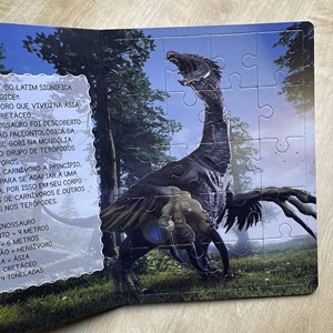 Livro Quebra-Cabeça Divertido | Dinossauros Braquiossauro