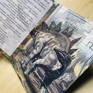 Livro Quebra-Cabeça Divertido | Dinossauros Giganotossauro