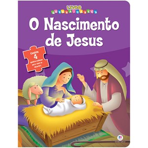 Livro Quebra-Cabeça O nascimento de Jesus