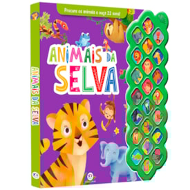 Livro Sonoro | Animais da Selva | 22 sons