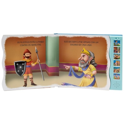 Segunda imagem do produto Livro Sonoro - Histórias da Bíblia: Davi... | Todolivro
