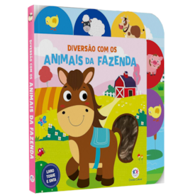 Livro Toque e Sinta | Diversão com os Animais da Fazenda