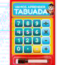 Livro Vamos Aprender Tabuada | Com Canetinha