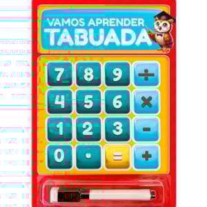 Livro Vamos Aprender Tabuada | Com Canetinha