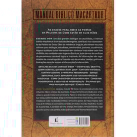 Segunda imagem do produto Manual bíblico Macarthur | Livro por livro