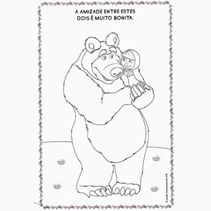 Masha e o Urso - Prancheta para colorir: É hora de pintar com toda