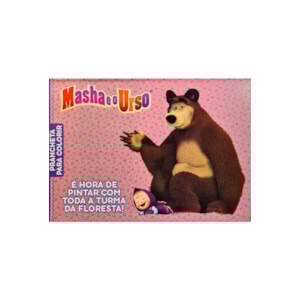 Marsha e o Urso | Prancheta para Colorir