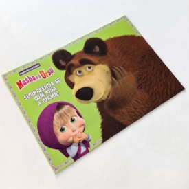 Segunda imagem do produto Marsha e o Urso | Prancheta para Colorir | Surpreenda-se com Toda Turma