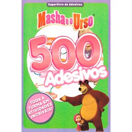 Marsha e o Urso | Super Livro de Adesivos | 500 Adesivos
