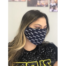 Segunda imagem do produto Mascara de Tecido Gratidão Azul