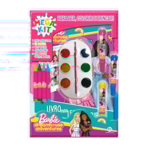 Mega Kit Para Ler, Colorir e Brincar | Barbie