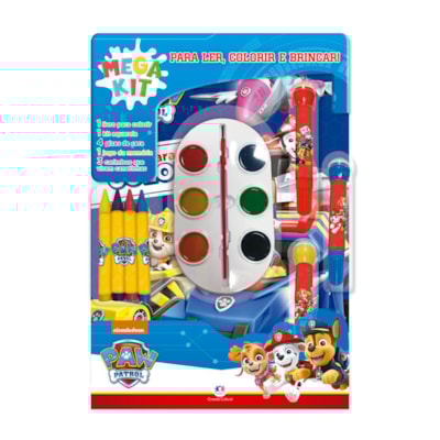 Mega Kit Para Ler, Colorir e Brincar | Patrulha Canina