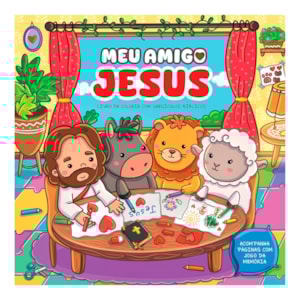 Meu Amigo Jesus | Livro de Colorir Com Versículos Bíblicos