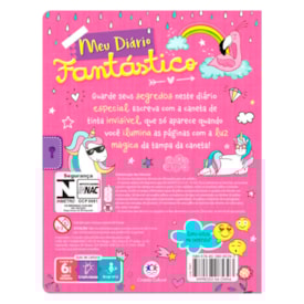 Segunda imagem do produto Meu Diário Fantástisco | C/ Caneta de Tinta Invísvel